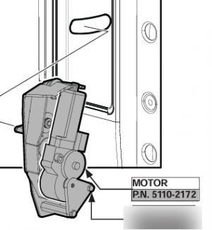 Alex Original Mercedes Sprinter ESD Electric Sliding Door - Door Latch / Motor 5110-2172