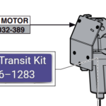 Lock Motor Assembly Spare Part for Alex Original ESD Electric Sliding Door Kit - 2032–389