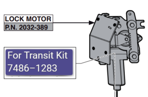 Lock Motor Assembly Spare Part for Alex Original ESD Electric Sliding Door Kit - 2032–389